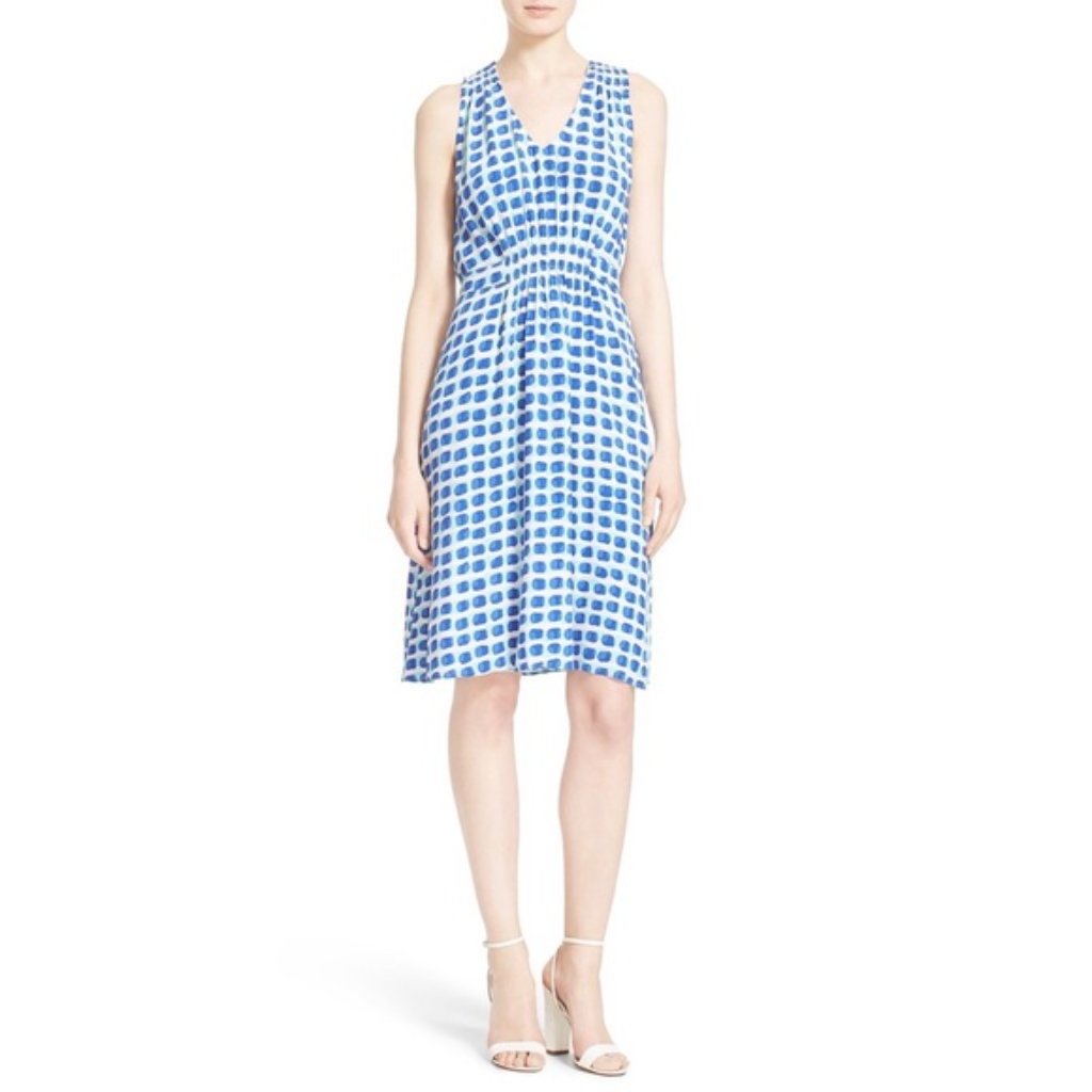 Nwt Kate Spade Island Stamp Tie Back Dress